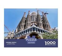 Sagrada Família Puzzle Impossible 1000Pcs Decorazione Per La Casa. Rilassamento E Intelligence Per Adulti E Ragazzi Da 14 Anni 70x50cm/1000pcs