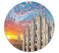 Sagrada Família, Spain 1000 Pezzi Puzzle Grande Adulti Building Round Jigsaw Puzzle Idea Regalo Donna Per Adulti E Bambini Stampa Di Alta Qualità 1000pcs (67.5x67.5cm)