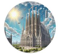 Sagrada Família, Spain 1000 Pezzi Puzzle Per Adulti Building Puzzle Rotondo Creativo Per Bambini Decompressione E Regalo Per Adulti E Bambini Stampa Di Alta Qualità 1000pcs (67.5x67.5cm)