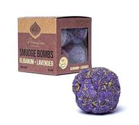 SAGRADA MADRE - Bomba Premium Incenso Smudge - 8 Bombitas a Confezione (OLIBANO e LAVANDA)