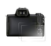 Sagreeny 2 pellicole protettive per schermo compatibili con fotocamera Canon EOS M50 EOS M50 Mark II M6 M100 PowerShot G1 X Mark III, pellicola in vetro temperato trasparente da 0,26 mm, antigraffio e