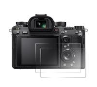 Sagreeny 3 pellicole protettive per schermo compatibili con SONY A9 A77M2 A99 α9 α77 II α99, pellicola trasparente in vetro temperato durezza 9H, accessori per fotocamere digitali, stampa antigraffio