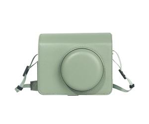 Sagreeny Custodia protettiva compatibile con accessori per fotocamera istantanea Fujifilm Instax Wide 400, borsa in pelle PU con tracolla regolabile e copertura frontale staccabile, custodia per il