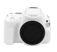 Sagreeny Custodia protettiva per fotocamera compatibile con Canon EOS 250D 200D II Rebel SL2 SL3, custodia in silicone su misura, compatta e leggera, bianco, travel camera case, manicotto di