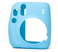 Sagreeny Custodia protettiva per fotocamera compatibile con Fuji Instax Mini 11, custodia in silicone su misura, compatta e leggera, blu