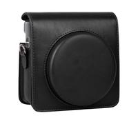 Sagreeny Custodia protettiva per stampante compatibile con Instax Square SQ6, custodia in pelle PU personalizzata con tracolla regolabile, custodia compatta per il trasporto, Nero , PU leather printer
