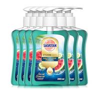 Sagrotan Sapone per le mani Sweet Summer Limited Edition - Idratante - 6 x 250 ml Sapone per le mani