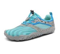 SAGUARO Bambini Barefoot Shoes Bambino Bambina Scarpe Sportive Barefoot Antiscivolo Scarpe Bambini Minimaliste Scarpette de Trail Running Blu,Gr.25