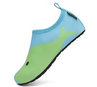 SAGUARO Bambini Scarpe da Immersione Scarpette da Mare Spiaggia Scarpe da Acqua Sportive Acquatici Nuotare Suole Antiscivolo per Beach Bagno Yoga,Ice Blue 34/35 EU