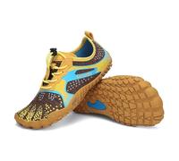 SAGUARO Barefoot Shoes Bambini Scarpe Barefoot Ragazzi Scarpe Minimaliste Ragazze Traspiranti Scarpe a Piedi Nudi Antiscivolo Scarpe Trail Running Scarpe Dita Giallo,Gr.30
