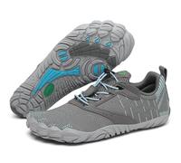 SAGUARO Barefoot Shoes Donna da Uomo Trekking Leggero Minimaliste Scarpe Outdoor Sport da Trail Running Scarpe Grigio Nebbia 46 EU