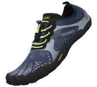 SAGUARO Barefoot Shoes Uomo Donna Scarpe Barefoot Minimaliste Antiscivolo Scarpe da Trail Running per Palestra Trekking Corsa Blue,Gr.41