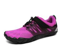 SAGUARO Barefoot Shoes Uomo Donna Scarpe Barefoot Minimaliste Scarpe a Piedi Nudi Antiscivolo Scarpe Trail Running Leggere Scarpe Dita Phlox Purple,Gr.38