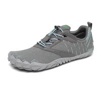 SAGUARO Barefoot Shoes Uomo Donna Scarpe Barefoot Minimaliste Scarpe a Piedi Nudi Antiscivolo Scarpe Trail Running Leggere Scarpe Dita Grigio Francese,Gr.44