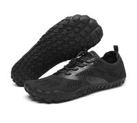SAGUARO Barefoot Shoes Uomo Donna Scarpe Barefoot Minimaliste Traspiranti Scarpe a Piedi Nudi Leggere Scarpette Dita per Trail Running Trekking Palestra Nero,Gr.41