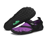 SAGUARO Barefoot Shoes Uomo Donna Scarpe Barefoot - Scarpe Minimaliste Scarpe da Palestra - Traspiranti Scarpe da Scoglio - Punta Larga e Suola a Goccia Zero Viola, Gr.41 EU