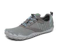 SAGUARO Barefoot Shoes Uomo Donna Scarpe Barefoot Scarpe Minimaliste Scarpette da Palestra Traspiranti Scarpette da Scoglio con Punta Larga e Suola a Goccia Zero Grigio Francese,Gr.48