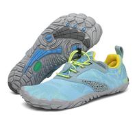 SAGUARO Donna Barefoot Scarpe Fitness Traspiranti Antiscivolo Scarpe da Trail Running Unisex Scarpe da Acqua Antiscivolo Scarpe da Bagno Scarpe Sport Indoor e Outdoor Blu 37 EU
