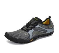 SAGUARO Estate Scarpe Barefoot Minimaliste Uomo Comode e Leggere Antiscivolo Trekking Trail Running Scarpe Asciugatura Rapida Outdoor e Indoor Neroscuro 44