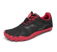 SAGUARO Estate Scarpe Barefoot Minimaliste Uomo Comode e Leggere Antiscivolo Trekking Trail Running Scarpe Asciugatura Rapida Outdoor e Indoor Rossopuro 36