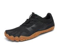 SAGUARO Estate Scarpe Barefoot Minimaliste Uomo Comode e Leggere Antiscivolo Trekking Trail Running Scarpe Asciugatura Rapida Outdoor e Indoor Neromarrone 38