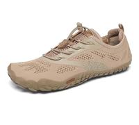 SAGUARO Estate Scarpe Barefoot Minimaliste Uomo Comode e Leggere Antiscivolo Trekking Trail Running Scarpe Asciugatura Rapida Outdoor e Indoor Marrone 46