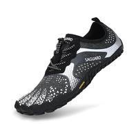 SAGUARO Minimaliste Barefoot Scarpe da Immersione Scoglio Trail Running Camminata Uomo Donna Bianca 42