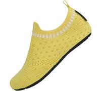 SAGUARO Pantofole da Bambini Antiscivolo Confortevole Ciabatte da Casa Scarpe Interne per Ragazzi Ragazze, Giallo 20/21