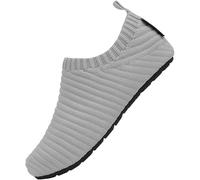 SAGUARO Pantofole da Bambini Antiscivolo Confortevole Ciabatte da Casa Scarpe Interne per Ragazzi Ragazze, Slipper Grigio 20/21