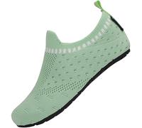SAGUARO Pantofole da Bambini Antiscivolo Confortevole Ciabatte da Casa Scarpe Interne per Ragazzi Ragazze, Verde 20/21