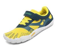 SAGUARO Scarpe Barefoot Bambino Traspirante Antiscivolo Scarpe da Trail per Ragazzi e Ragazze Scarpe Minimaliste Giallo 28 EU