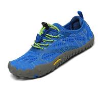 SAGUARO Scarpe Barefoot Bambino Traspirante Antiscivolo Scarpe da Trail per Ragazzi e Ragazze Scarpe Minimaliste Blue 28 EU