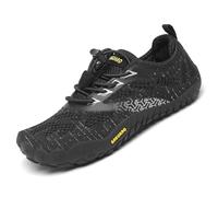 SAGUARO Scarpe Barefoot Bambino Traspirante Antiscivolo Scarpe da Trail per Ragazzi e Ragazze Scarpe Minimaliste Nero 28 EU