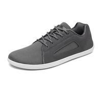 SAGUARO Scarpe Barefoot Luck Ⅰ - Minimaliste Uomo Donna Leggere Scarpe a Piedi Nudi Traspirante Calzature da Palestra Scarpa da Fitnes con Suola Zero Drop Grigio,GR.42