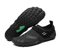 SAGUARO Scarpe Barefoot Minimaliste Uomo Donna Antiscivolo Scarpe da Trail Running per Palestra Trekking Nero,Gr.41