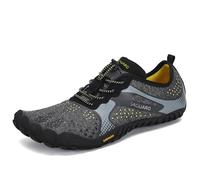 SAGUARO Scarpe Barefoot Minimaliste Uomo Donna Scarpe Palestra Corsa Trail Running Trekking Sport Acqua con Dita Scarpe Bici da Corsa Traspiranti Leggere, Corvo Nero, 47 EU