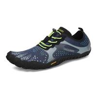 SAGUARO Scarpe Barefoot Minimaliste Uomo Donna Scarpe Palestra Corsa Trail Running Trekking Sport Acqua con Dita Scarpe Bici da Corsa Traspiranti Leggere, Azzurro Azzurro, 47 EU