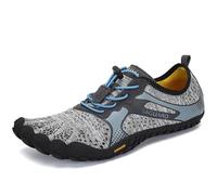 SAGUARO Scarpe Barefoot Minimaliste Uomo Donna Scarpe Palestra Corsa Trail Running Trekking Sport Acqua con Dita Scarpe Bici da Corsa Traspiranti Leggere, Coin Grey, 43 EU