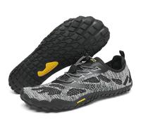 SAGUARO Scarpe Barefoot Minimaliste Uomo Donna - Scarpette Scogli per Spiaggia Acqua - Leggere Antiscivolo Traspiranti - con Padelle Larghe e Zero Gocce, Nero Grasso, 46 EU