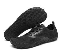 SAGUARO Scarpe Barefoot Minimaliste Uomo Donna - Scarpette Scogli per Spiaggia Acqua - Leggere Antiscivolo Traspiranti - con Padelle Larghe e Zero Gocce, Nero Scuro, 37 EU