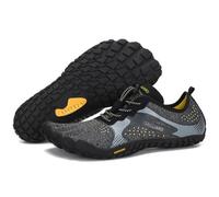 SAGUARO Scarpe Barefoot Minimaliste Uomo Donna - Scarpette Scogli per Spiaggia Acqua - Leggere Antiscivolo Traspiranti - con Padelle Larghe e Zero Gocce, Nero Carbone, 43 EU