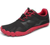 SAGUARO Scarpe Barefoot Minimaliste Uomo Donna Traspiranti Scarpe da Scogli Comode Leggere Scarpette Multisport per Trekking Trail Running Sport Acquatici Palestra, Rosso Rubino 42 EU
