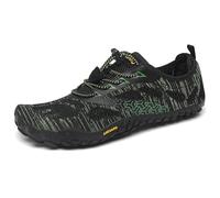SAGUARO Scarpe Barefoot Uomo Donna, Scarpe Minimaliste A Piedi Nudi per Trail Running Trekking Palestra, Punta Ampia e Suola Piatta Felice Verde, 44 EU