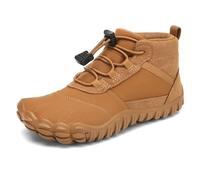 SAGUARO Scarpe Barfoot Bambini Scarpe Minimaliste Leggere Respirabile Scarpe da Trail Running per Trekking Scoglio, Marrone, 29 EU