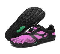 SAGUARO Scarpe da Acqua Minimaliste Barefoot Scarpe Donna Scarpette da Immersione Scoglio Spiaggia Bagno Surf Viola 40 EU
