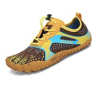 SAGUARO Scarpe da Immersione da Scoglio Bambini Ragazze Ragazzi Scarpette da Bagno Mare Spiaggia Antiscivolo Scarpe Giallo Gr.29