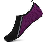 SAGUARO Scarpe da Immersione da Scoglio Scarpette da Bagno Mare Spiaggia Antiscivolo Scarpe Acqua per Nuoto Piscina Spiaggia Canottaggio Vela Aqua Fiume Mare,031-viola 40/41 EU