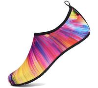 SAGUARO Scarpe da Immersione da Scoglio Scarpette da Bagno Mare Spiaggia Antiscivolo Scarpe Acqua per Nuoto Piscina Spiaggia Canottaggio Vela Aqua Fiume Mare,013 Multicolore 36/37 EU