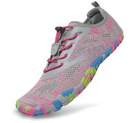 SAGUARO Scarpe da Immersione da Scoglio Uomo Donna Scarpette da Bagno Mare Spiaggia Antiscivolo Scarpe Acqua per Yoga Surf Beach Canottaggio Swim Nuotare,020 Rosa 42 EU