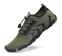 SAGUARO Scarpe da Immersione Donna Uomo Rapida Asciugatura Slittata Scarpette da Acqua per Nuoto Piscina Spiaggia Surf Verdescuro 45 EU